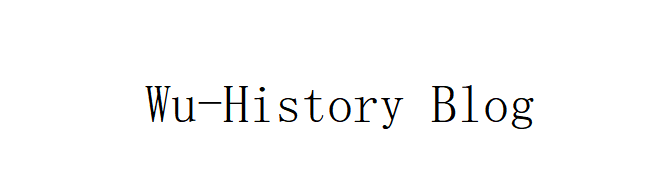 Wu-History Blog